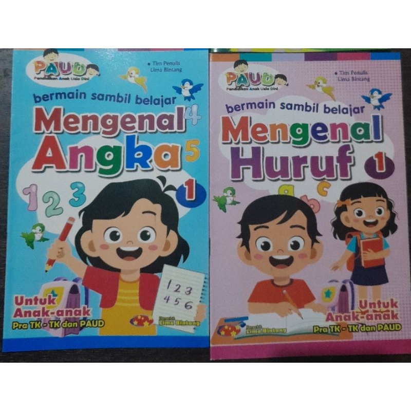 Buku Paud mengenal angka dan huruf