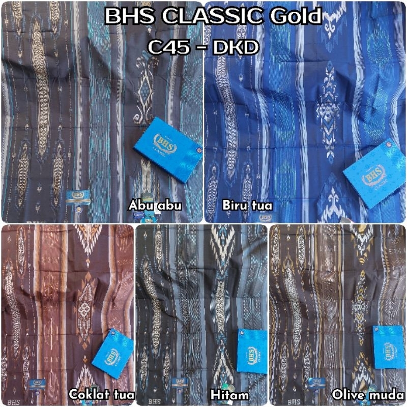 SARUNG BHS Classic GOLD DKD-C45.. 100% ORIGINAL.