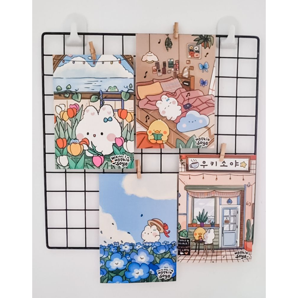 

WINDA LEE Wookie And Soya Artprint / Art Print / Greeting Card / Kartu