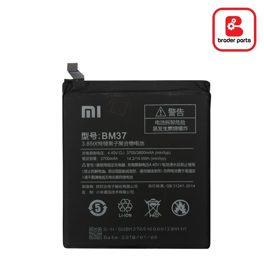 BATRE BATERAI BATTERY BATTERAI XIAOMI MI 5S PLUS MI5S PLUS BM37
