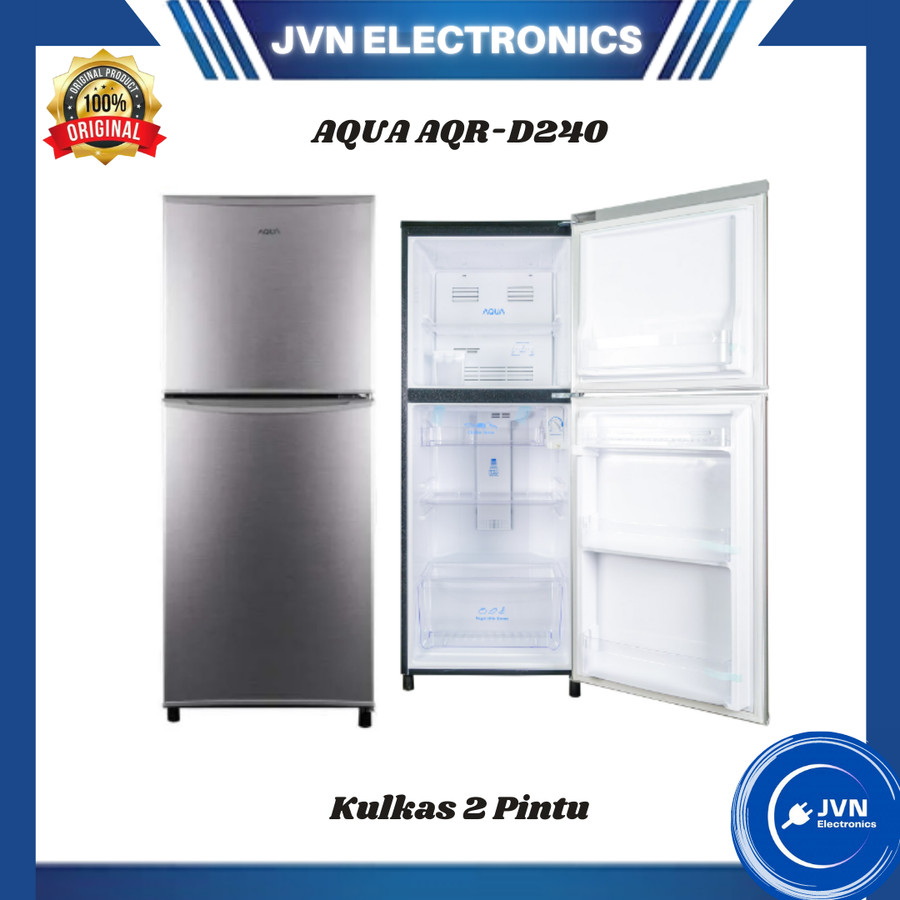 Kulkas 2 Pintu AQUA AQR-D240