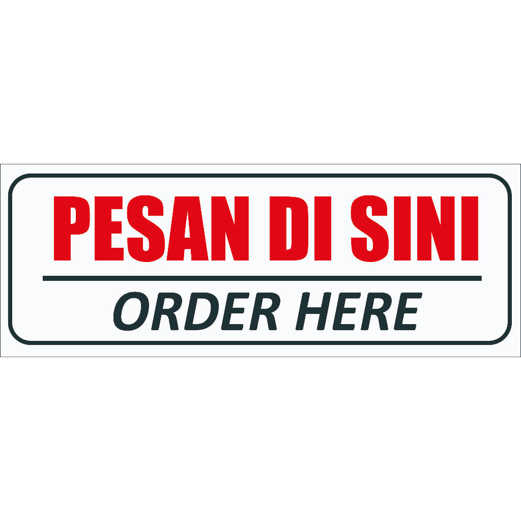 Akrilik Pesan Disini Order Here