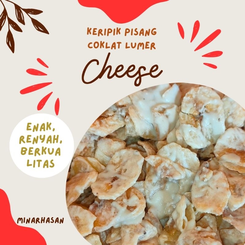 

Keripik Pisang Coklat Lumer / Rasa Cheese. 250 g