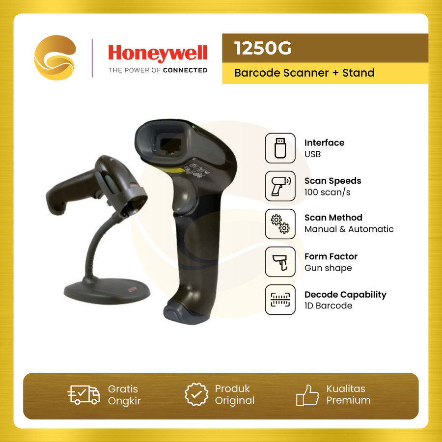 HONEYWELL Voyager Barcode Scanner 1250G 1250 G 1D