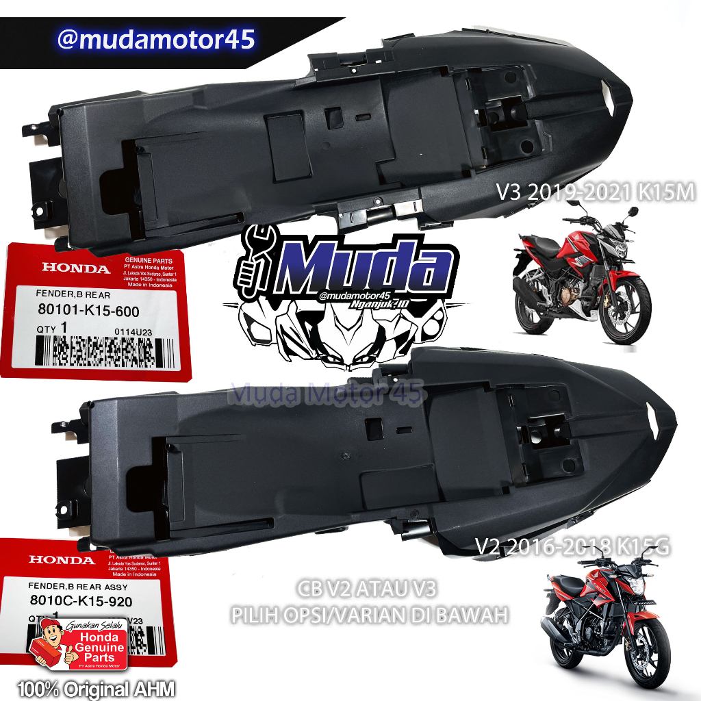 SPAKBOR KOLONG CB150R V2 OR V3 LED 8010C-K15-920 80101-600 BAWAH BODY UNDERTAIL CB 150 R 2015 2016 2