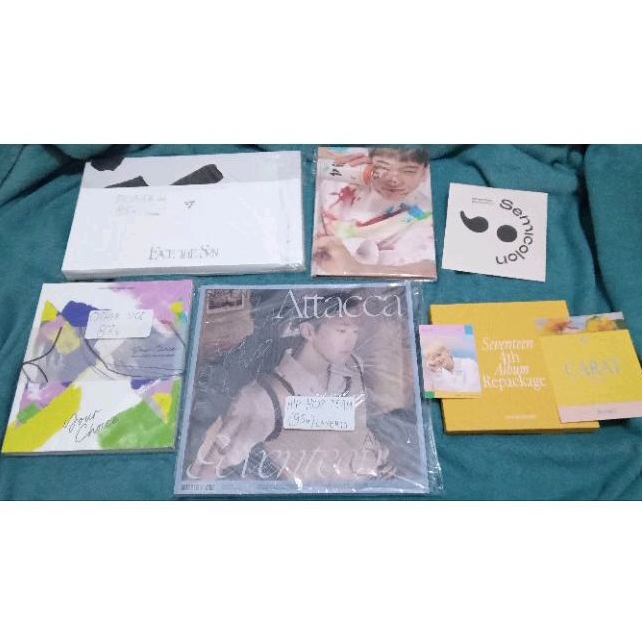 Seventeen Album Only / Album Seventeen only, Facebook The Sun/FTS, Attacca Op1, FTS Carat Ver Hoshi,