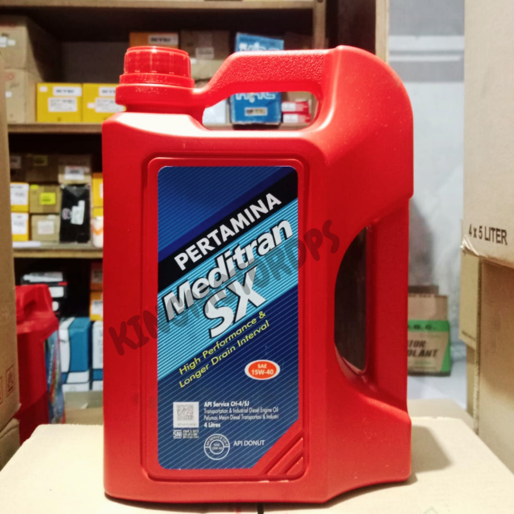 KMD | Oli Pertamina Mobil Mesin Diesel Meditran SX  / Meditran Oli Mesin Mobil SX 4Liter SAE 15W-40