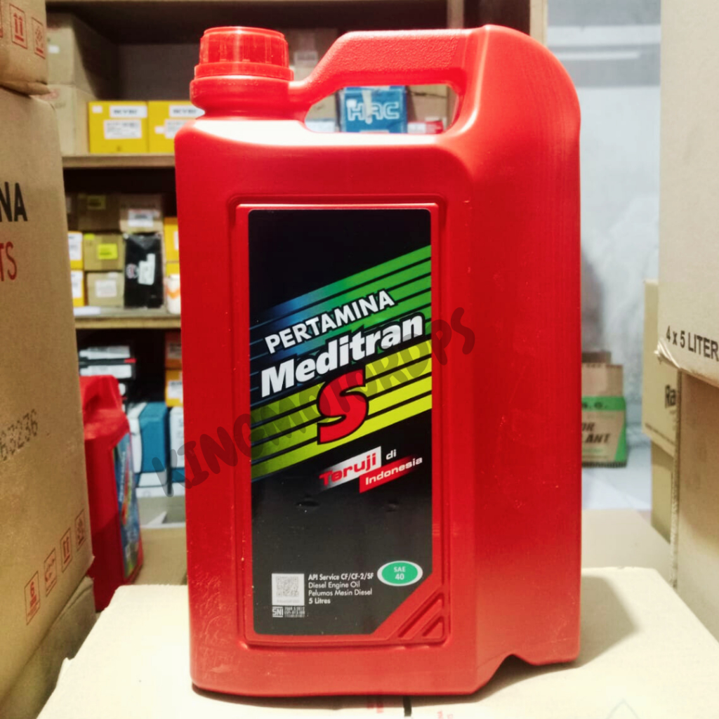 KMD | Pertamina Oli Mesin Diesel Mobil / Meditran S 5Liter SAE 40 / Oli Pertamina