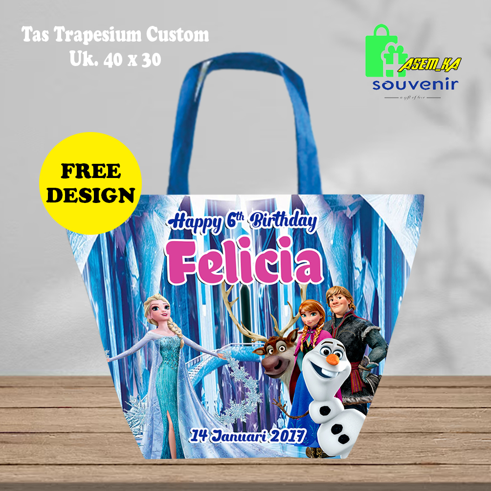 

GOODIE BAG TRAPESIUM RESLETING CUSTOM ( UK 40x30 ) 2 HARI JADI