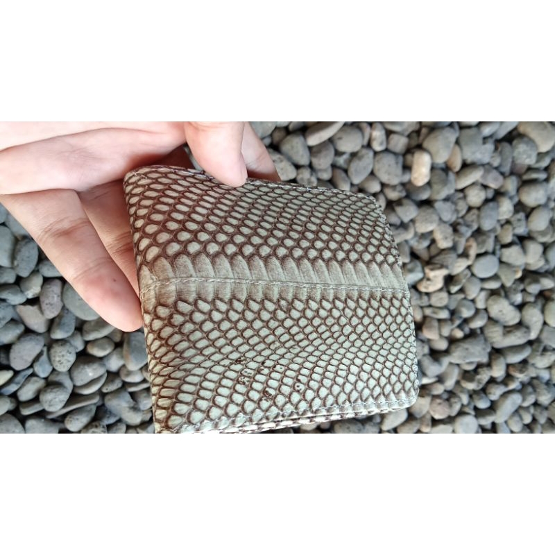 Dompet kulit ular asli