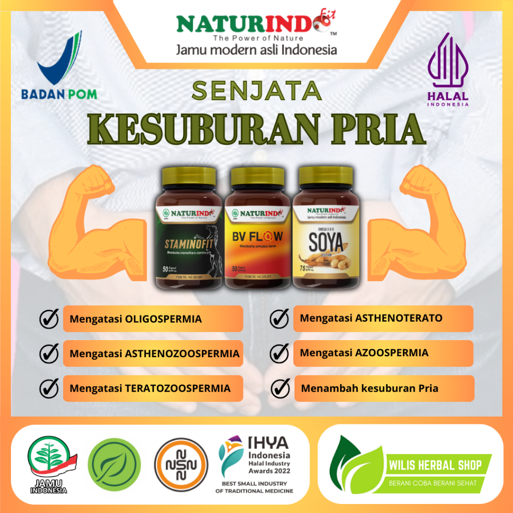 Obat Herbal NATURINDO Mengatasi Oligospermia Asthenozoospermia Azoospermia Asthenoterato Asthenotera