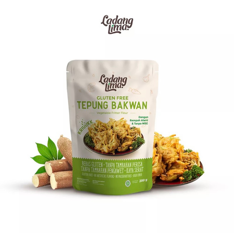 

Tepung Bakwan Ladang Lima Crunchy, Praktis dan Renyah 200 gr