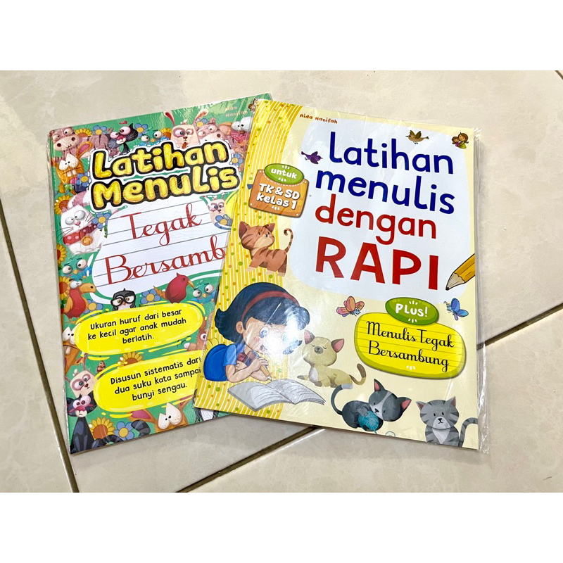 Buku Latihan Menulis Rapi Tegak Bersambung SD