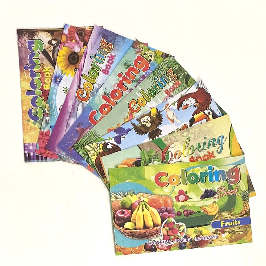 

HD Buku Mewarnai Coloring Book Belajar Gambar Anak-Anak Edukasi