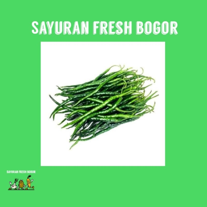 

Cabe Hijau Kriting ( 250 Gram ) | Sayuran Fresh Bogor