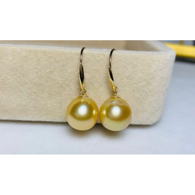 Anting Wanita Mutiara Laut Grade B+ Bersertifikat || Anting mutiara laut || Anting mutiara asli || A