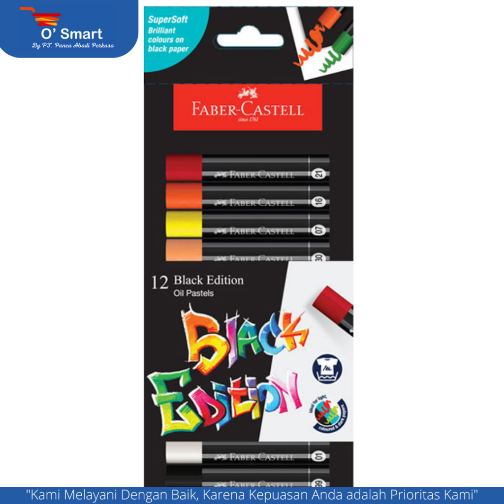 

Faber Castell Oil Pastel 12/24/36 WARNA Black Edition