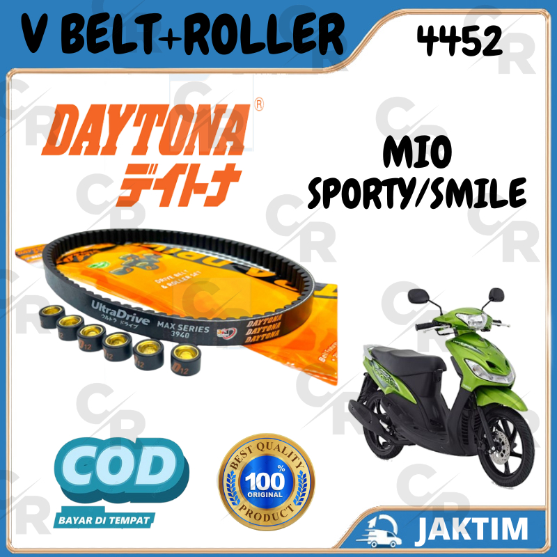 VanBelt/V Belt Set Roller Mio Sporty/Smile Racing Daytona Original