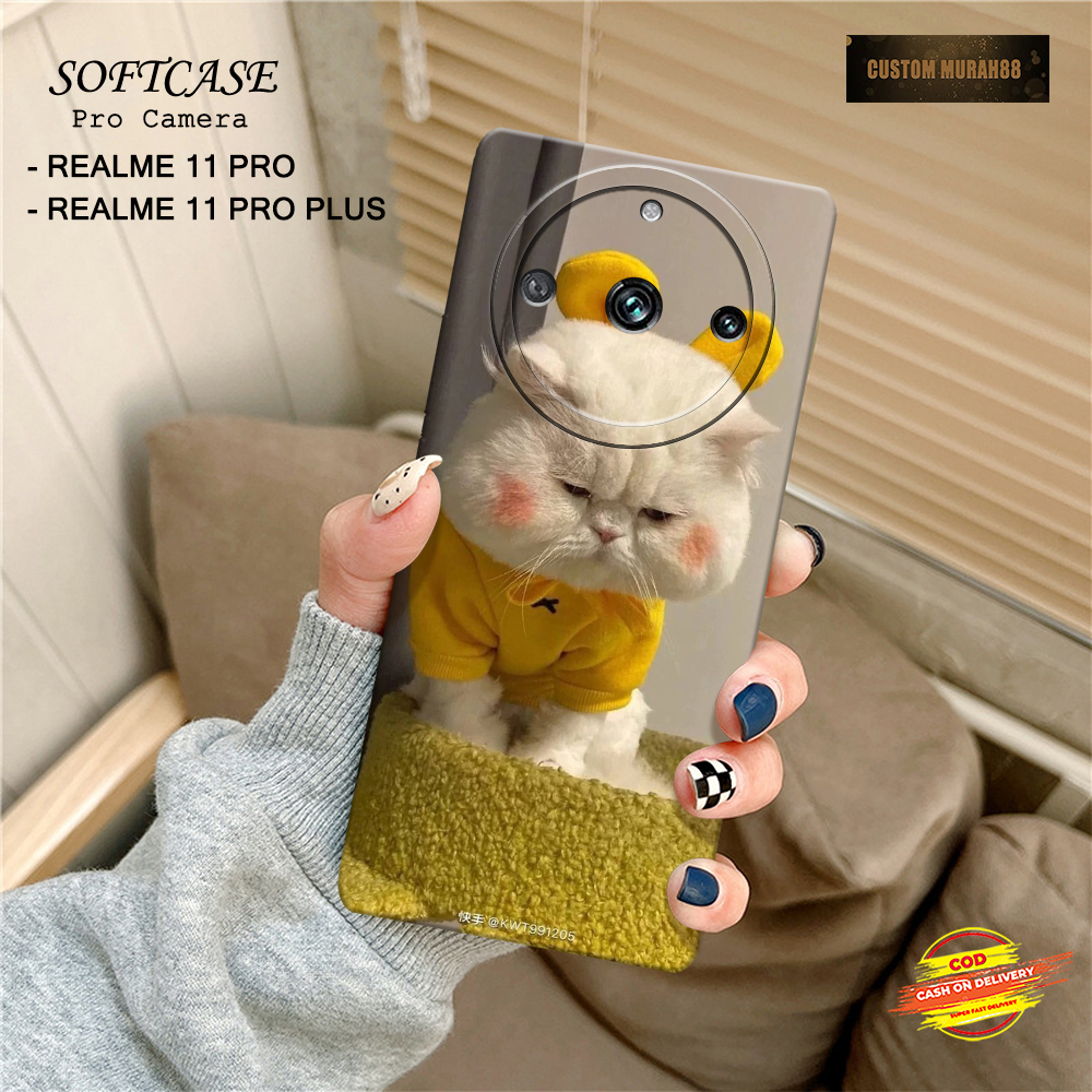 Case Realme 11 Pro/11 Pro Plus Terbaru - Fashion Case CATS - Casing Hp Realme 11 Pro/11 Pro Plus - S