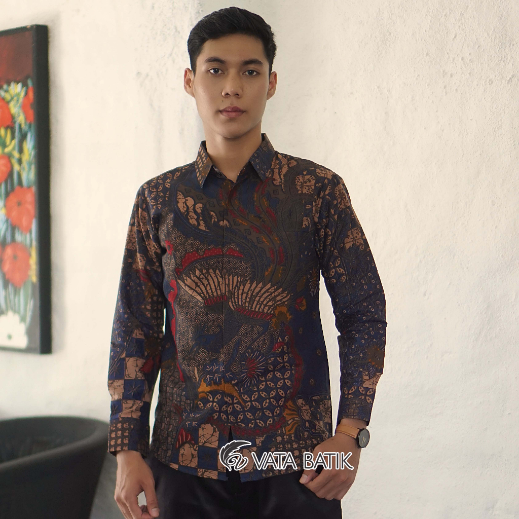 Kemeja Batik Pria Vatabatik Slimfit VATA A15
