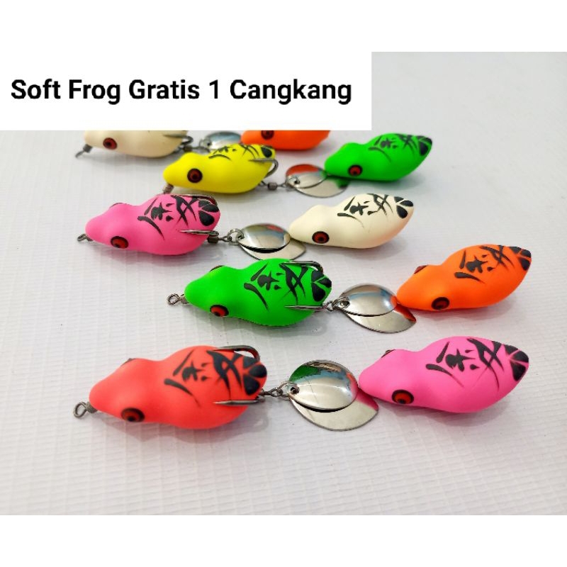 Soft Frog Bebek gratis cangkang 3.5 cm dan 4 cm