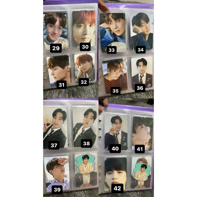 photocard dicon jhope jungkook