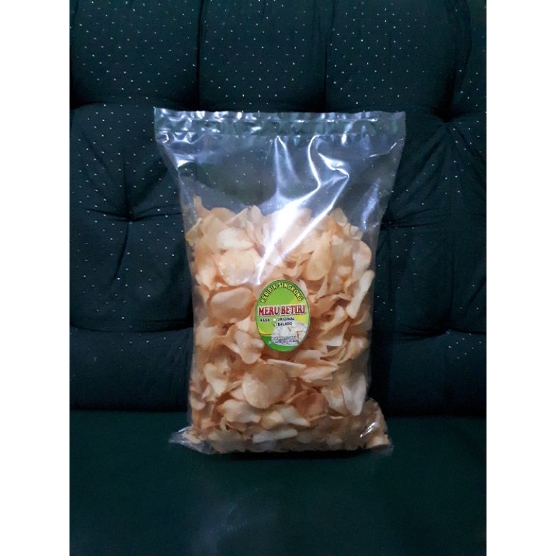 

Keripik singkong Meru betiri 400 gr