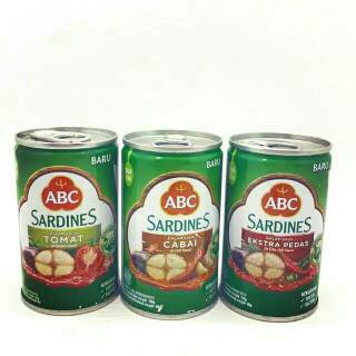 

Sarden ABC Ikan Kaleng Makanan Ikan @425gr