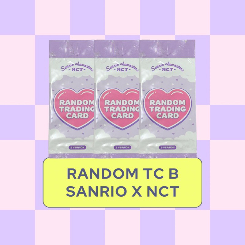READY STOCK SEALED NCT X SANRIO RANDOM TRADING CARD B VER OFFICIAL MD TC NCT DREAM 127 WAYV NCT 2022