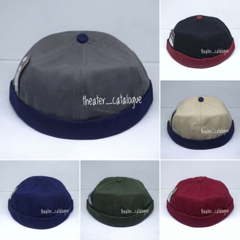 Miki Hat Polos Premium | Topi Peci Gaul Dewasa Modern | Topi Miki Hat Terbaru Distro