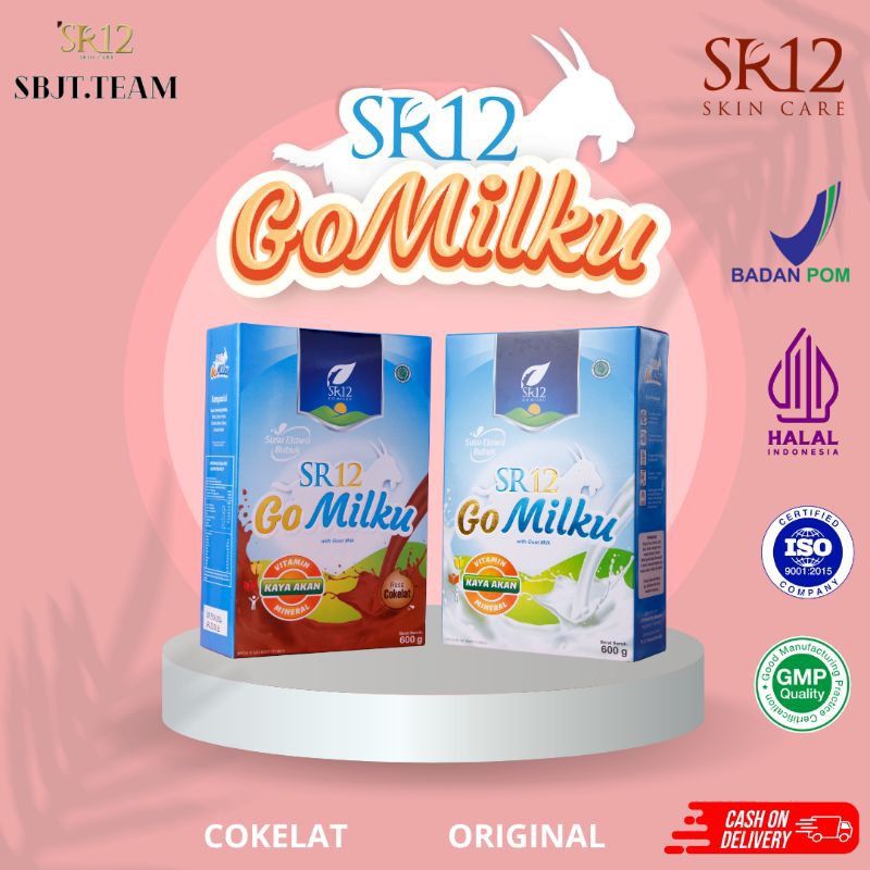 

SUSU KAMBING GOMILKU SR12 RASA COKLAT/SUSU ETAWA KUALITAS PREMIUM
