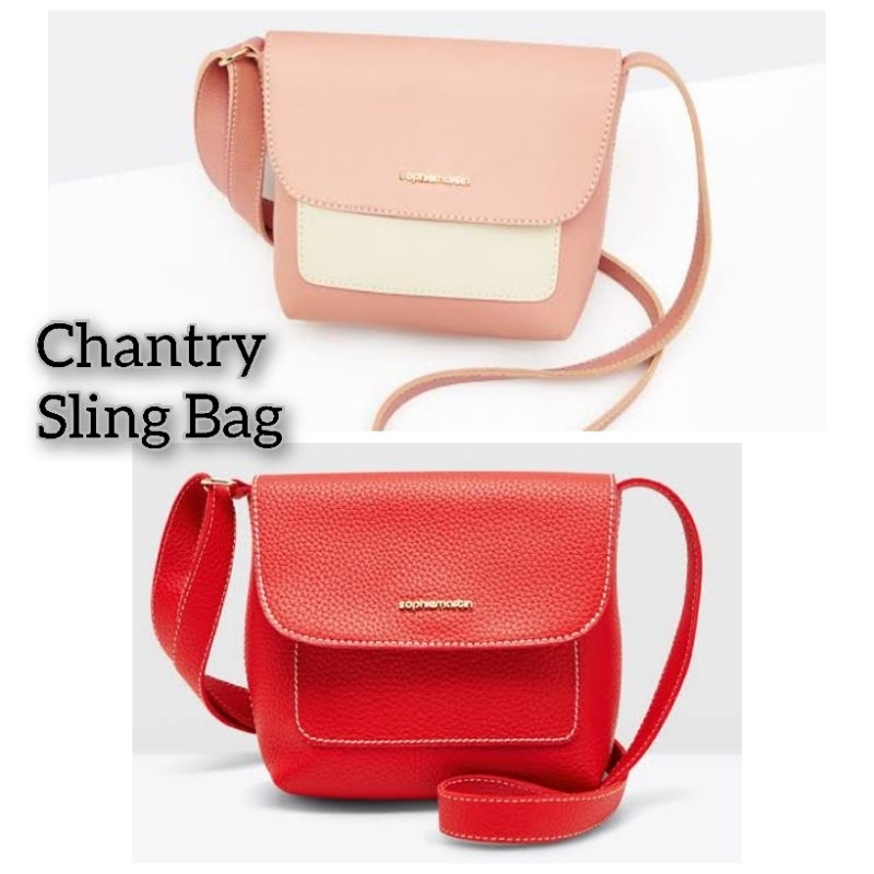Sophie Martin Tas Chantry Pink dan Merah Coklat Tas Selempang Wanita