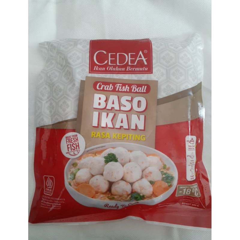 

cedea crab fish ball/baso kepiting 500gr