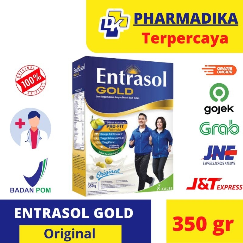 

ENTRASOL GOLD PLAIN COKLAT 350 GR - SUSU BUBUK TINGGI KALSIUM DEWASA (tanyakan stok terlebih dahulu)