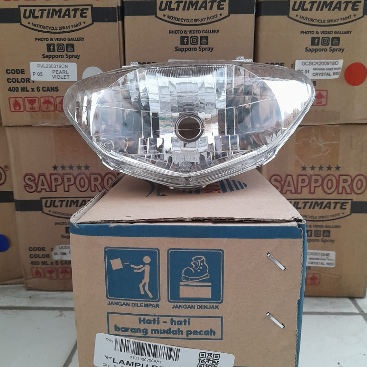 LAMPU DEPAN MIO SPORTY 2004 -2007 MIKA KACA - WIN PART - MIKA REFLECTOR KACA REFECTOR MIKA KACA LAMP
