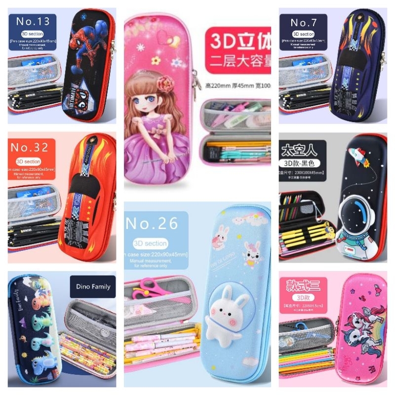 

Kotak pensil 3D