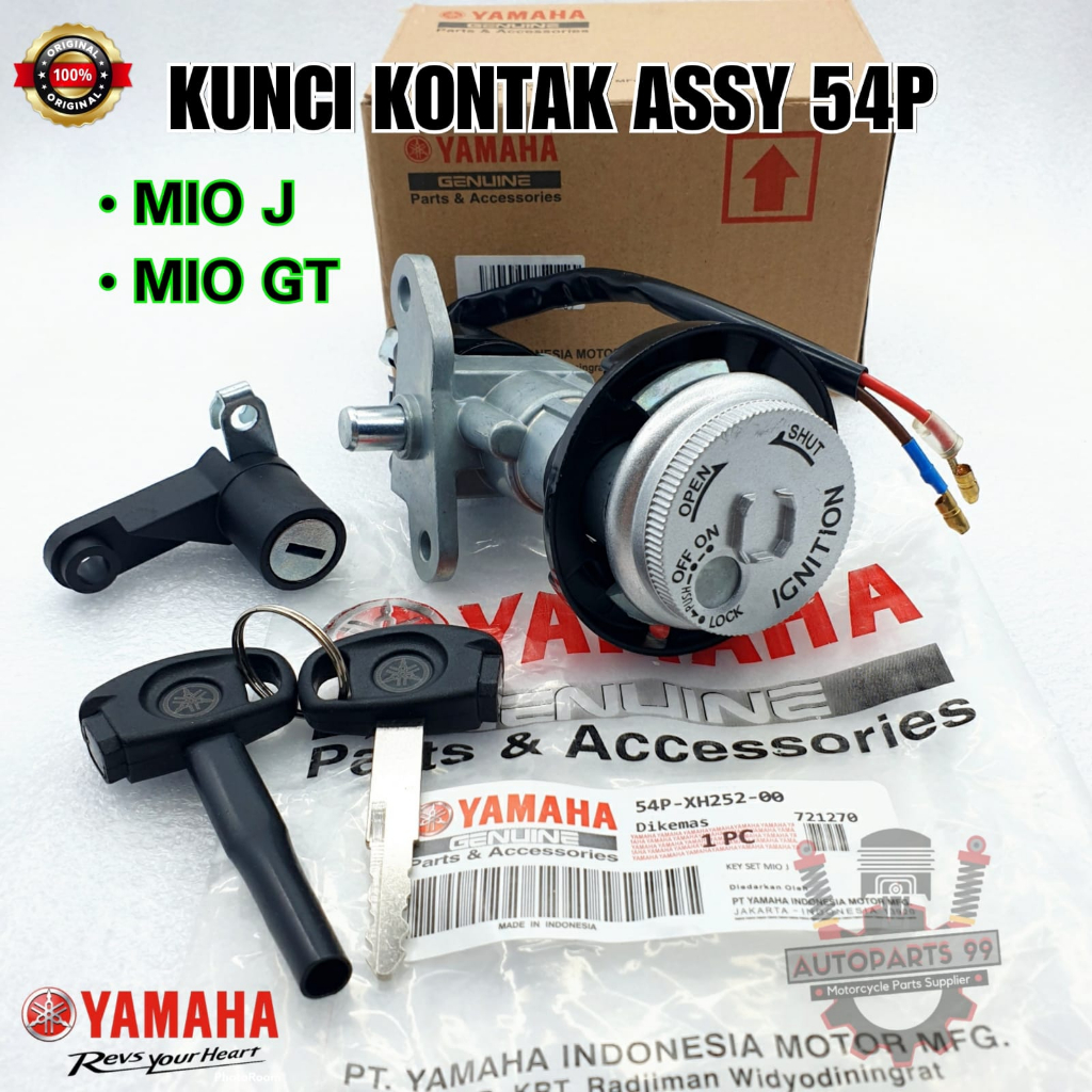 Kunci Kontak Mio J Mio GT Original Yamaha Kunci Kontak Set 54P Yamaha Mio J Mio GT