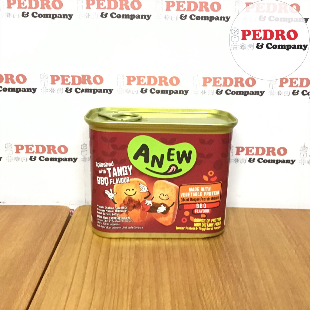 

Anew plant based meat BBQ flavor 340 gram luncheon meat singapore