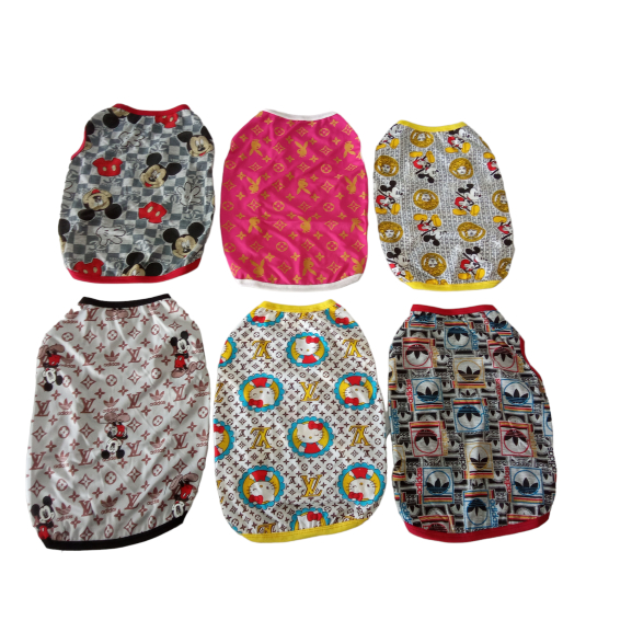 Tshirt anabul/ Kaos anjing /baju corgie/ baju westie/ pakaian murah anjing 7kg/ baju obral anabul 6-