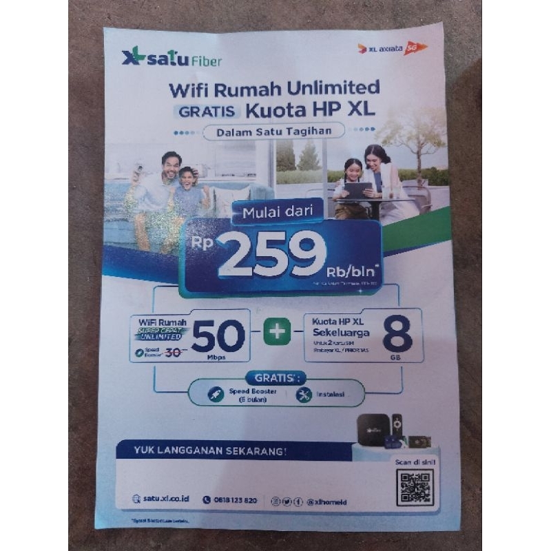 WIFI XL HOME DAERAH JABODETABEK MURAH