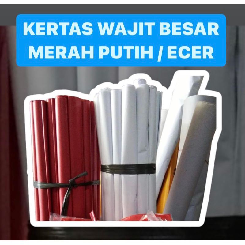 

Kertas Wajit Merah Putih