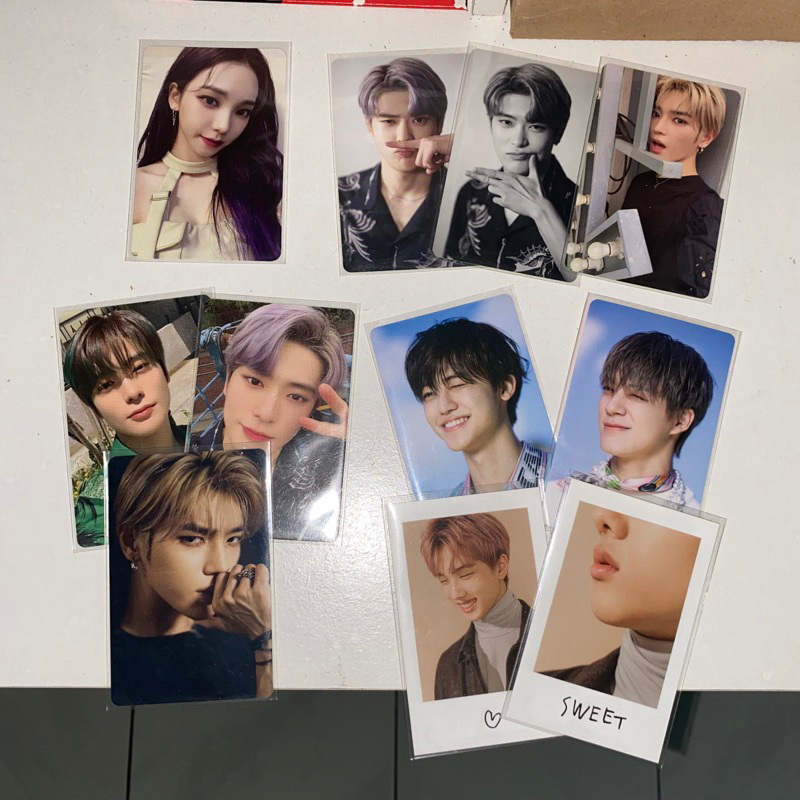 Photocard PC NCT dicon jaemin nawink, dicon jeno nowink, dicon jaehyun bnw 101, karina aespa