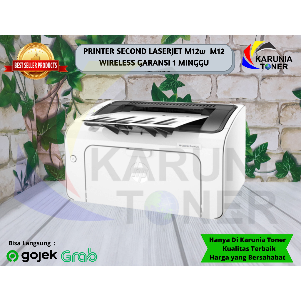PRINTER SECOND LASERJET M12w M12 WIRELESS GARANSI 1 MINGGU