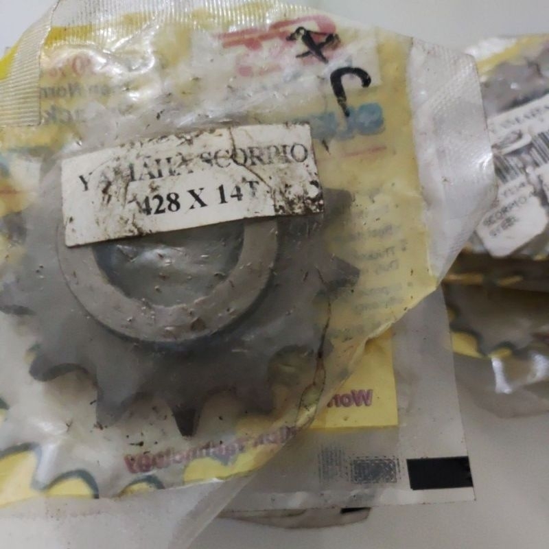 gear depan scorpio sss 428-14