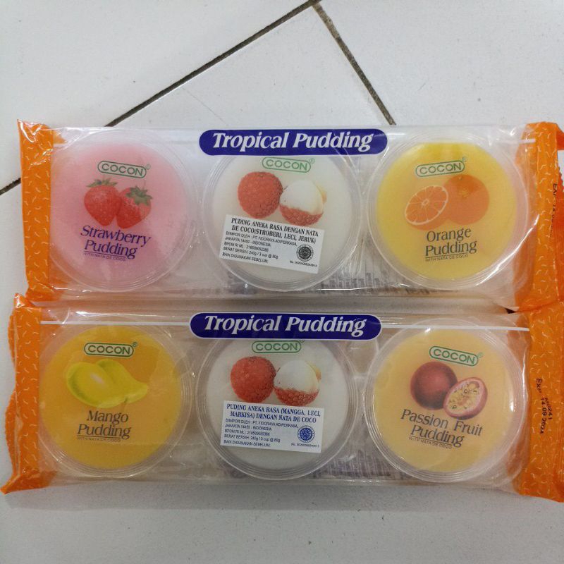 

cocon pudding cup 80gr - pudding - cocon pudding dengan nata decoco - cocon pudding