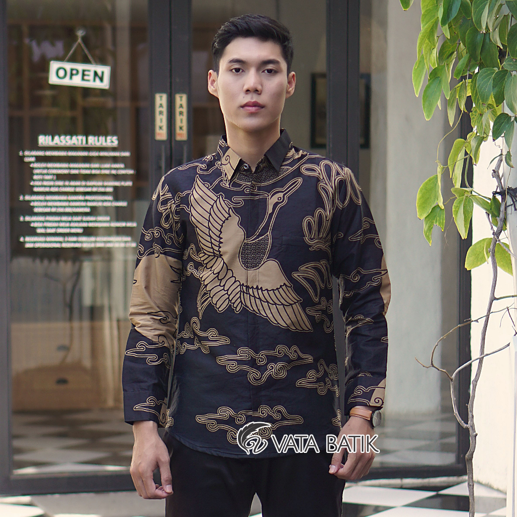 Kemeja Batik Pria Vatabatik Slimfit VATA A23