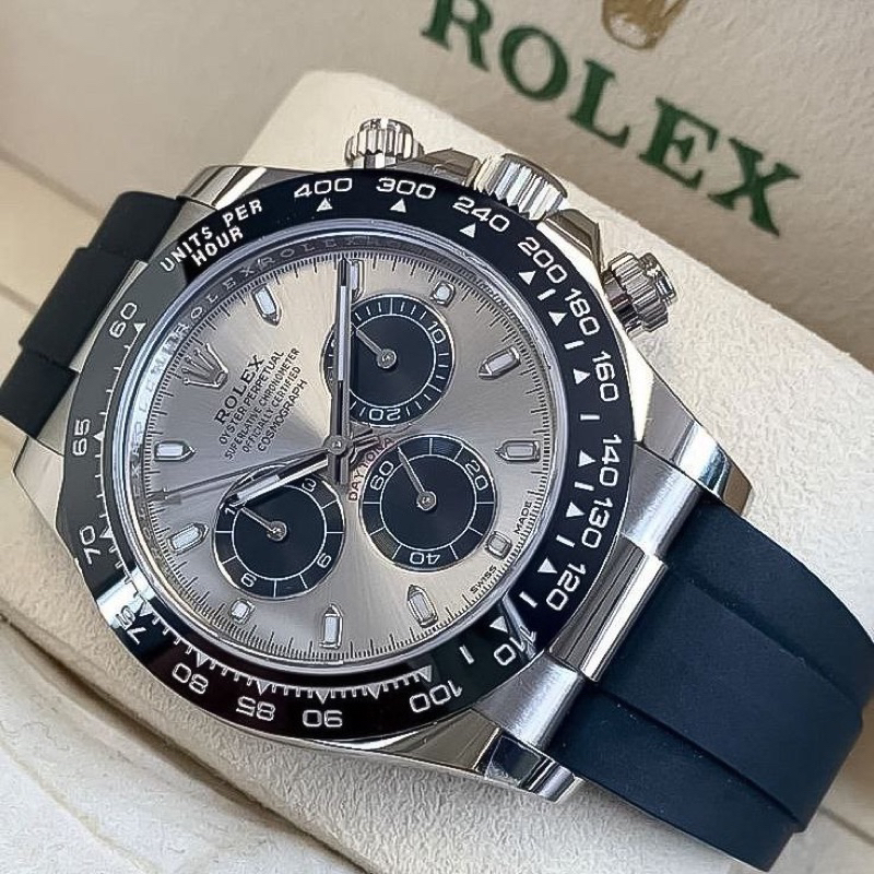 Rolex Daytona Rubber 41mm Automatic Premium AAA+ Jam Tangan Rolex Pria