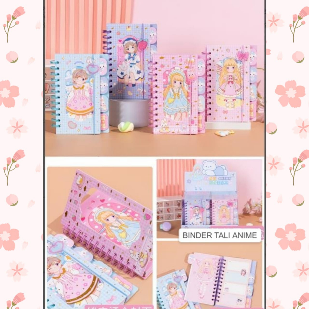 

GEM- BINDER TALI ANIME | BINDERBOOK | WEEKLY PLANNER | BUKU PLANNER | BUKU AGENDA | ANIME | BUKU DIARY | BUKU HARIAN | AGENDA | SCRAPBOOK | BUKU CATATAN