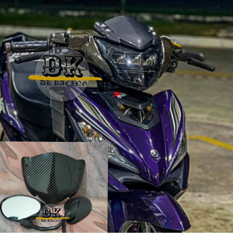 TERBARU PAKETAN YAMAHA JUPITER MX NEW 135 LC VISOR JUPITER MX NEW 135 LC CARBON KARBON PLUS SPION JU