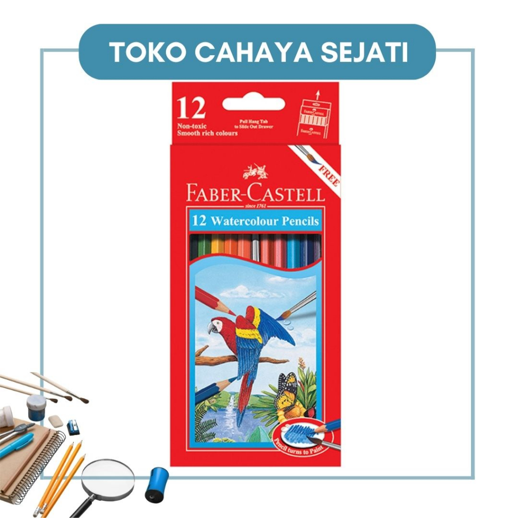

Pensil Warna / Pensil Gambar Faber Castell 12 Warna Panjang